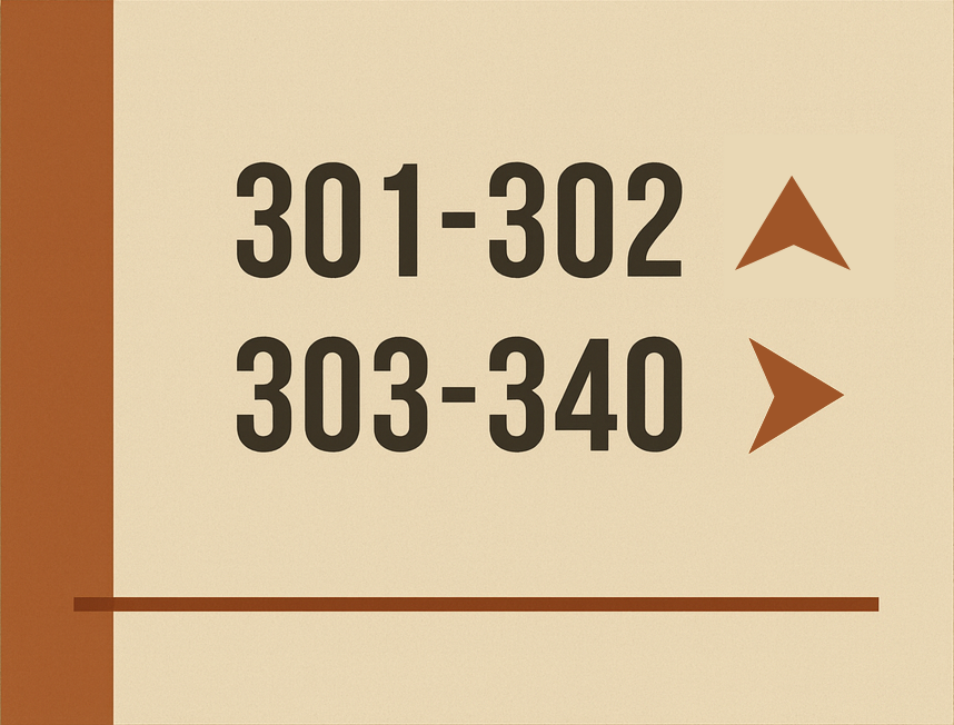 ADA Directional Sign Example - Real Directional Sign